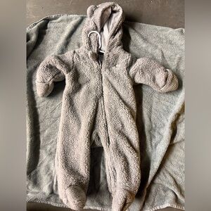 Carter's Soft Gray Baby Fleece Jacket